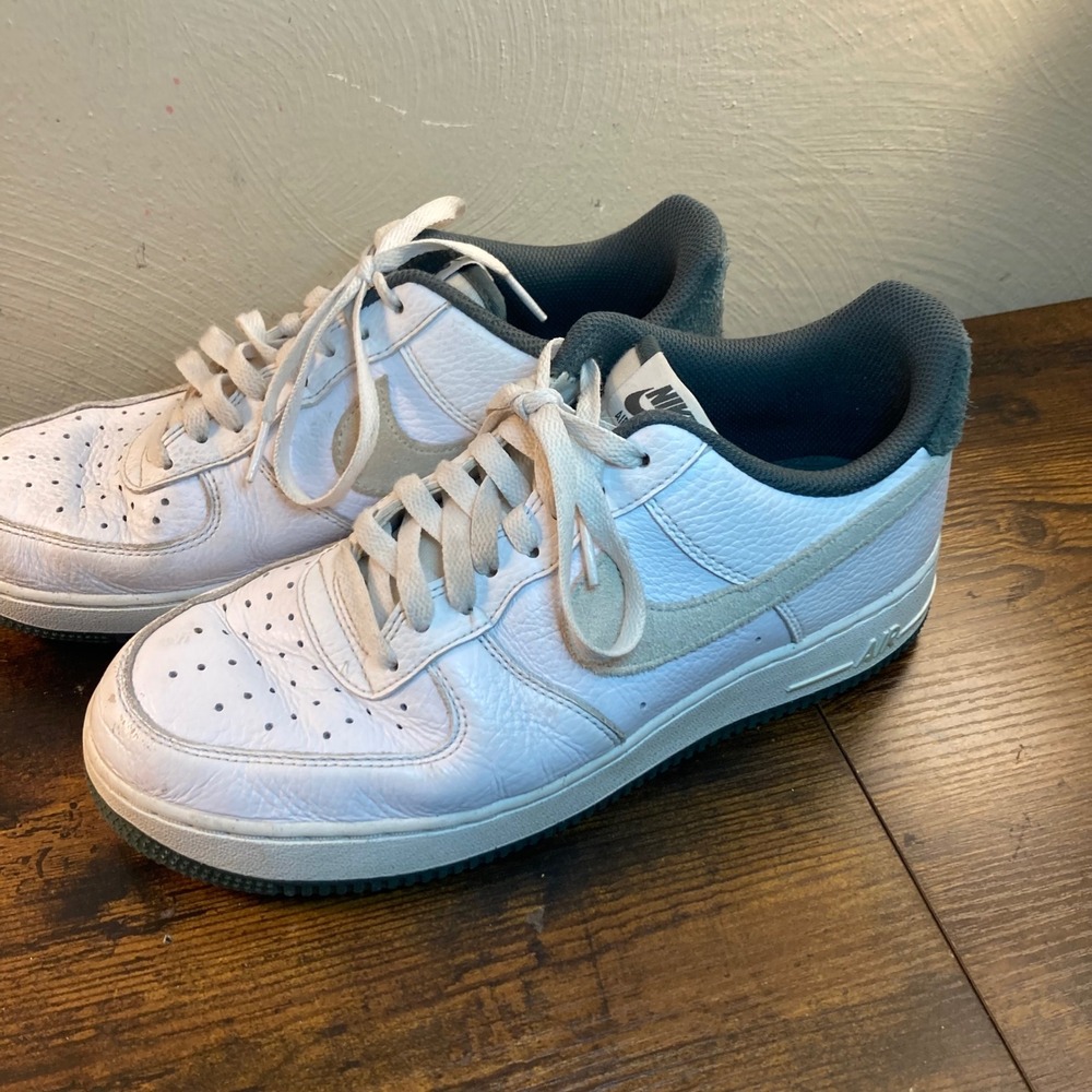 Nike Air Force 1 Low White Sea Glass Vintage Green Men 8 HF1939-100